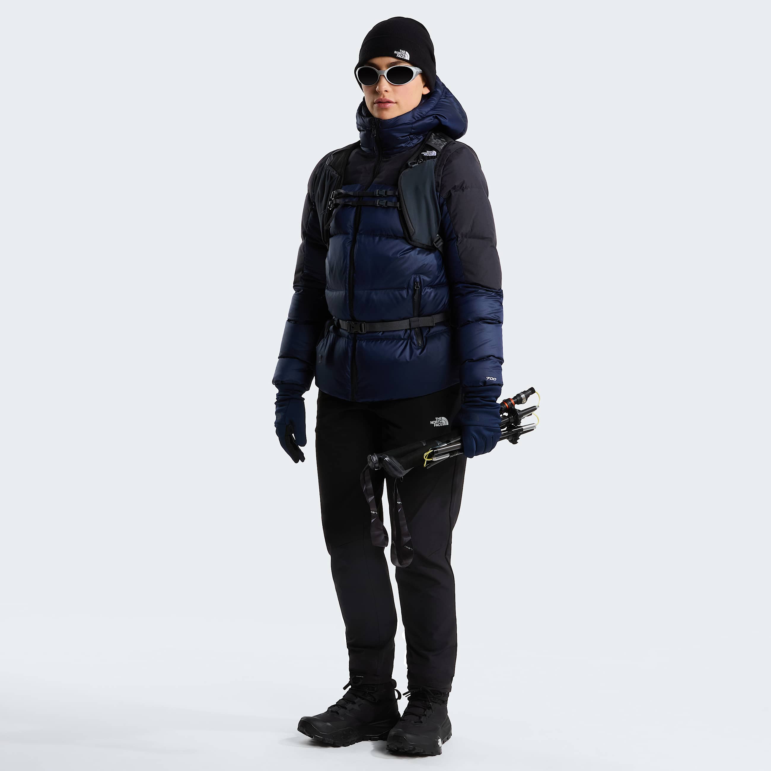 Damskie spodnie softshell Quest TNF ALT1