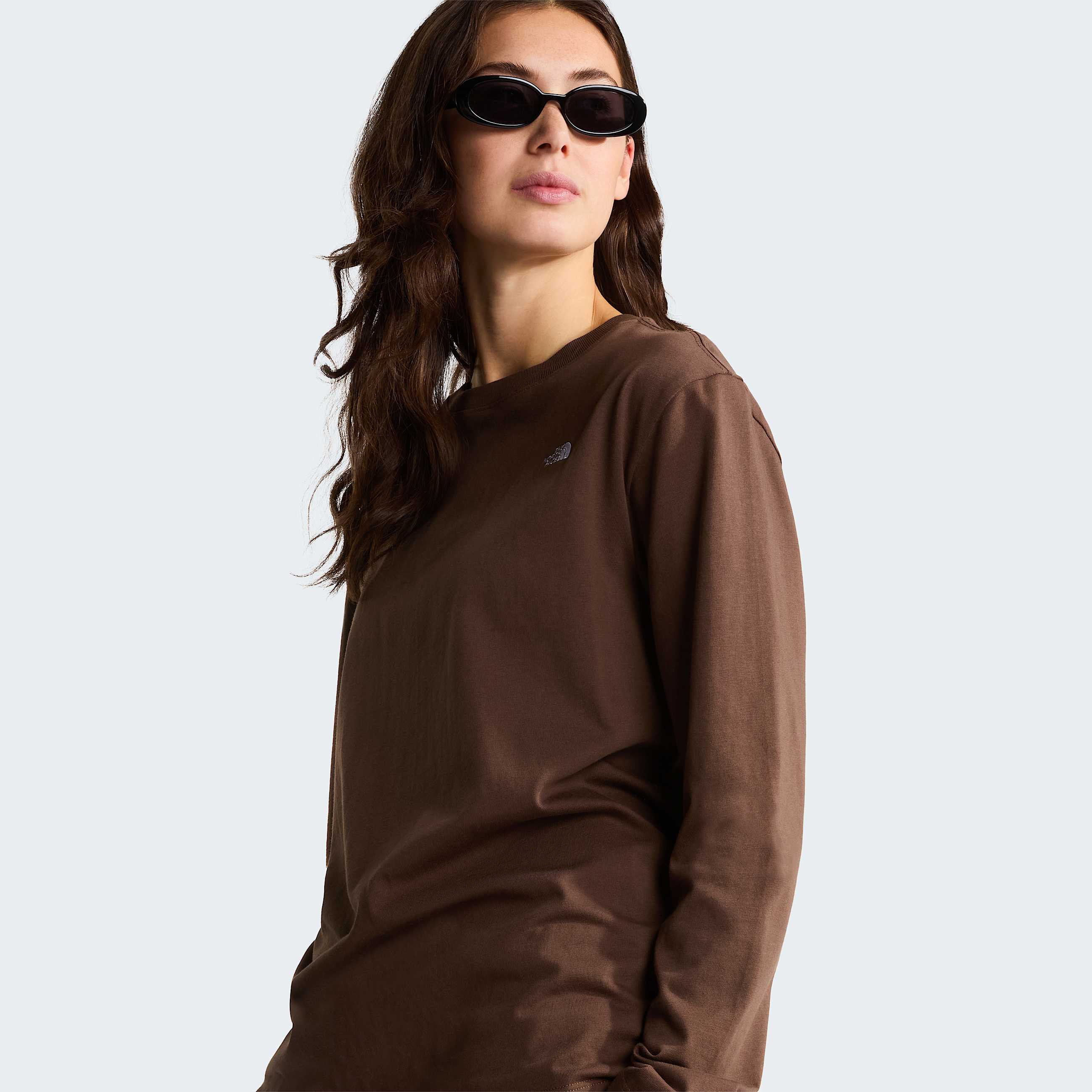 Tshirt  manches longues dcontract TNF Essential Simple Dome pour femme TNF ALT5