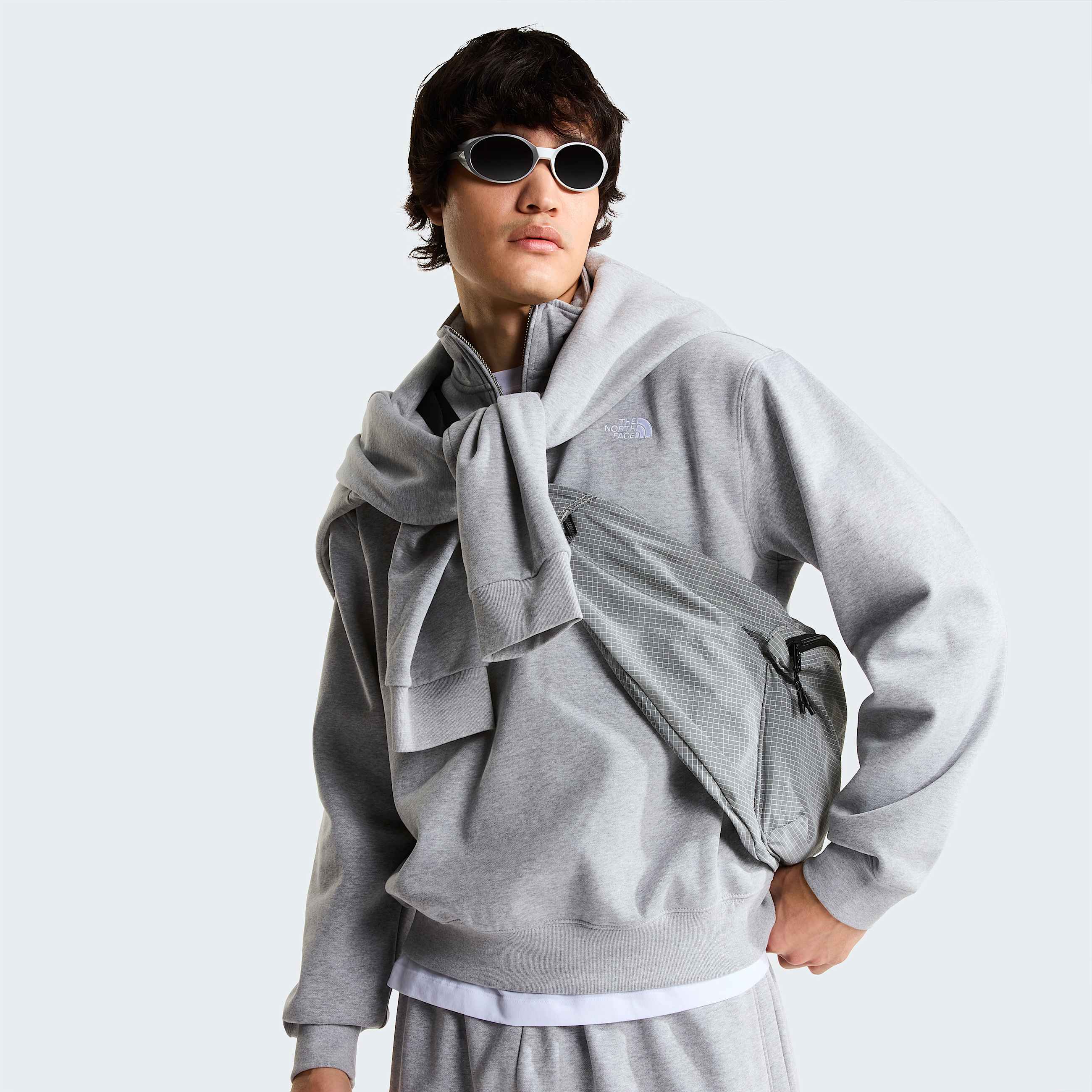 Sweat  col zipp dcontract Essential Simple Dome pour homme TNF ALT5