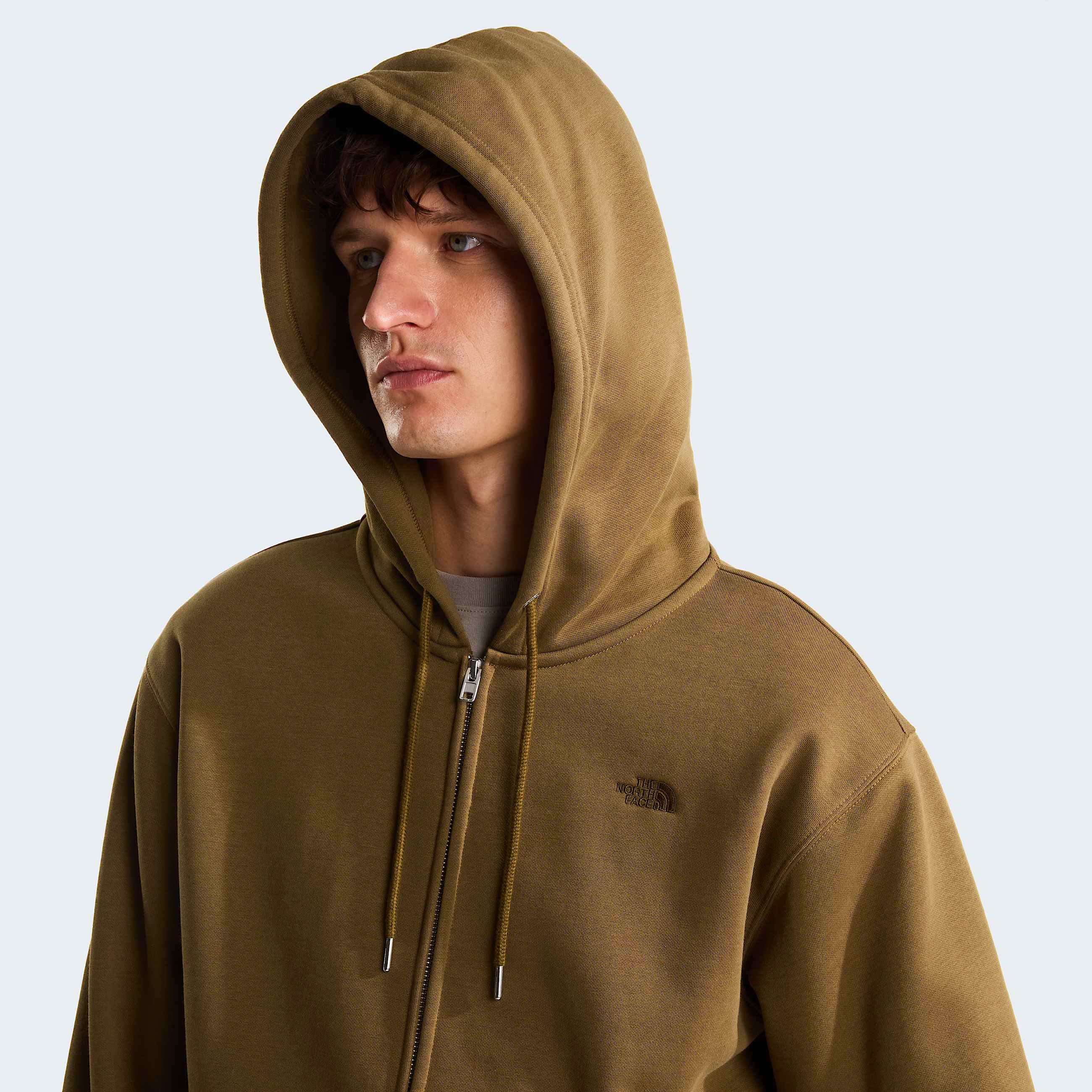 Sweat  capuche zipp dcontract TNF Essential Simple Dome pour homme TNF ALT5