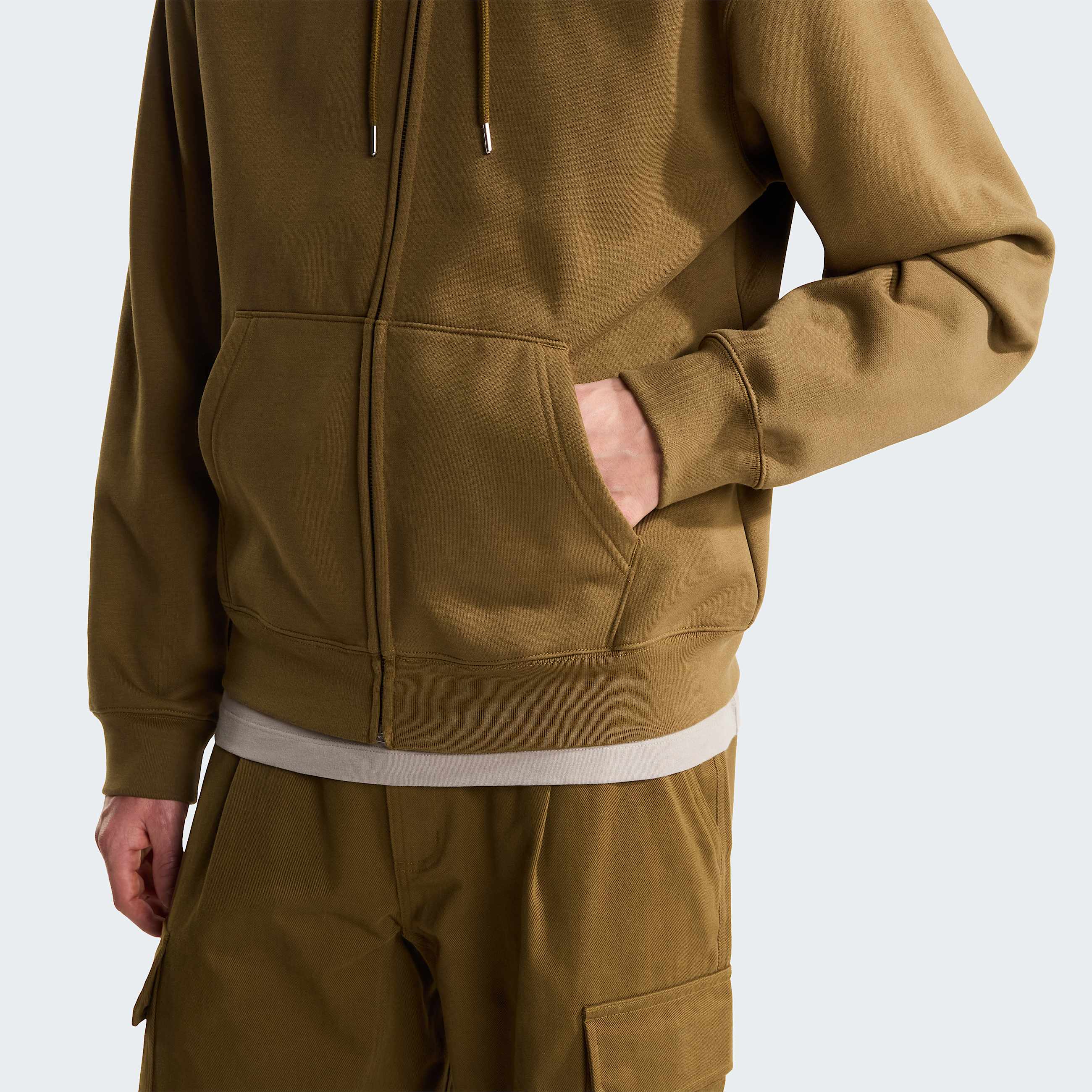 Sweat  capuche zipp dcontract TNF Essential Simple Dome pour homme TNF ALT6