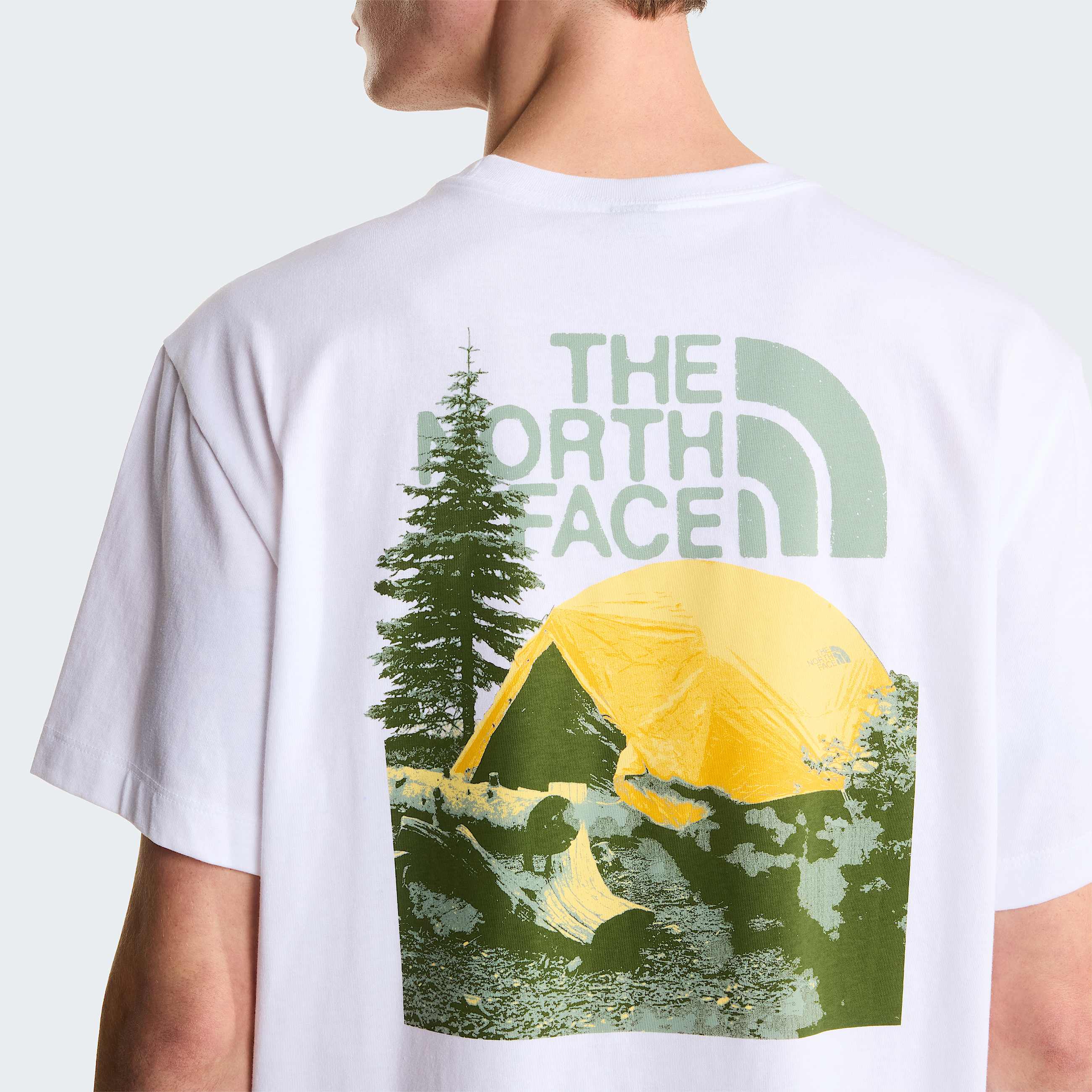 Tshirt dcontract Pitch A Tent pour homme TNF ALT5