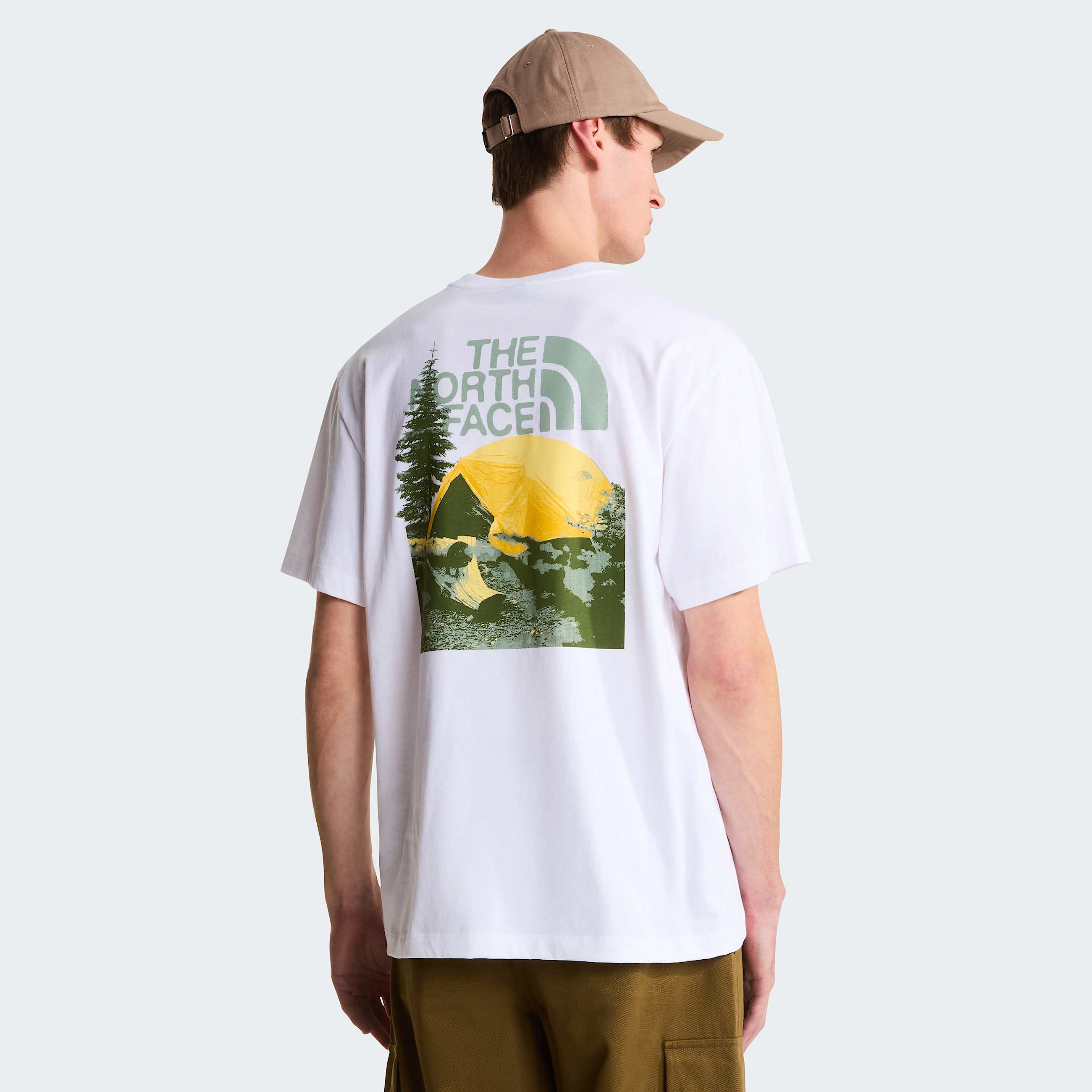 Tshirt dcontract Pitch A Tent pour homme TNF HERO