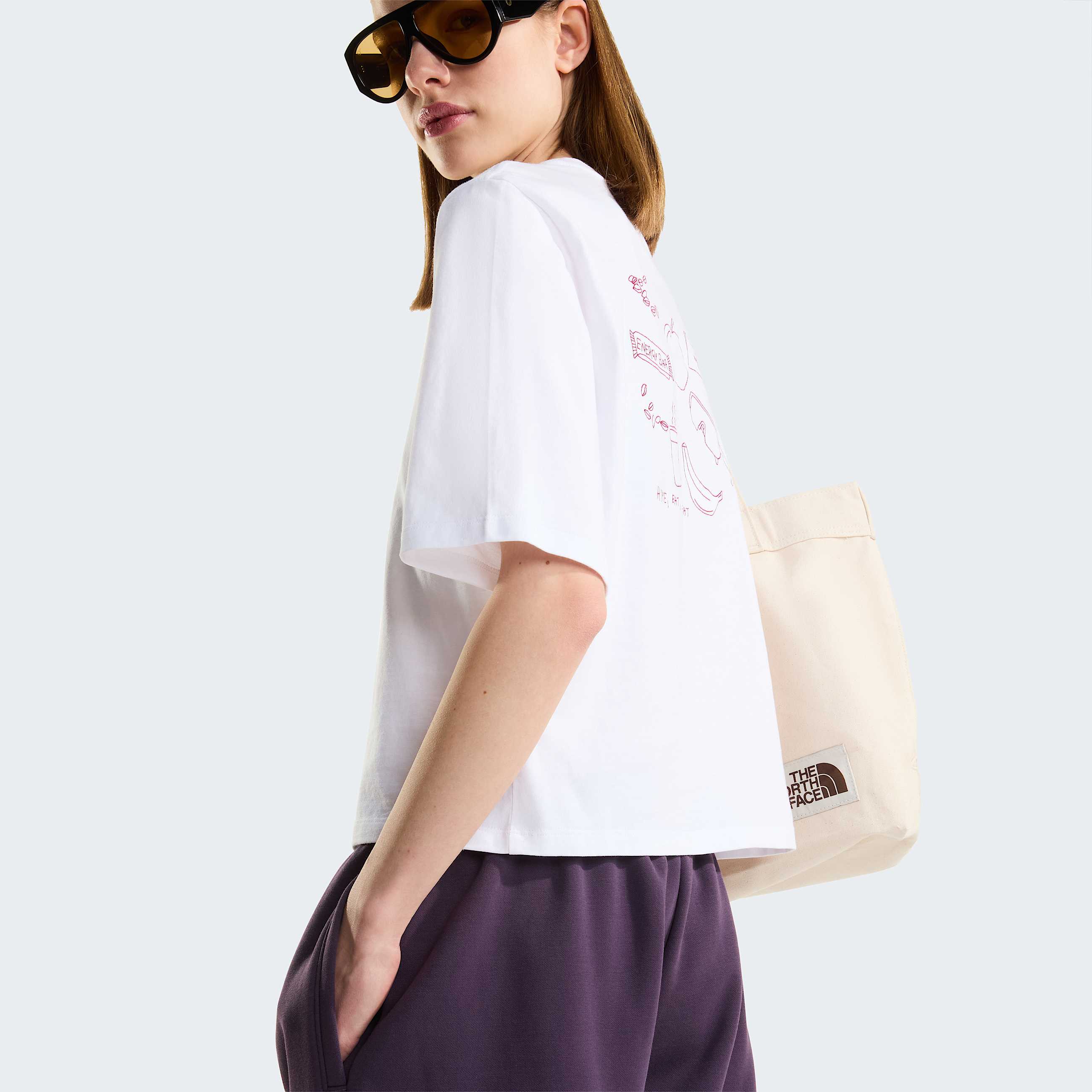 Tshirt graphique Hike Picnic coupe boxy pour femme TNF ALT6