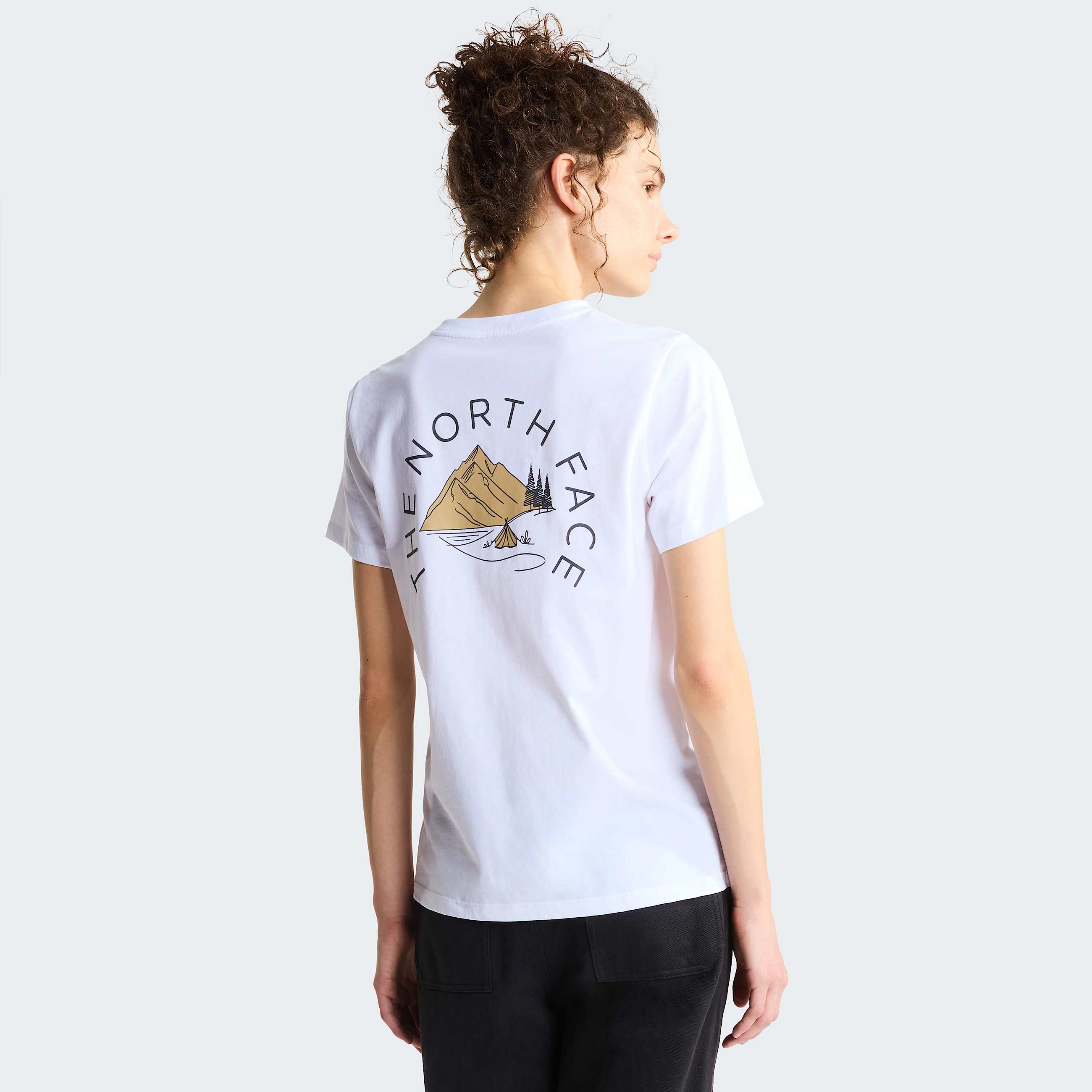 Tshirt coupe regular Mountainscape pour femme TNF HERO