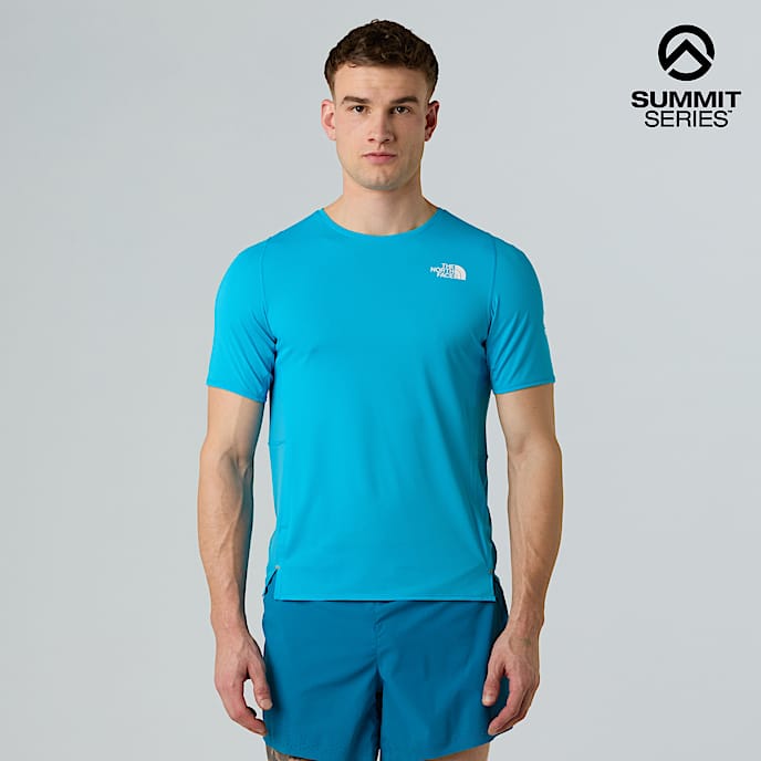 Tshirt de course Summit High Trail Run pour homme TNF Meridian Blue HERO