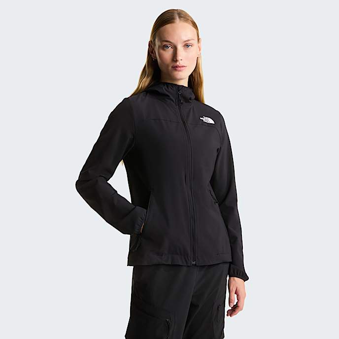 Nimble Kapuzenjacke 20 fr Damen TNF TNF Black HERO
