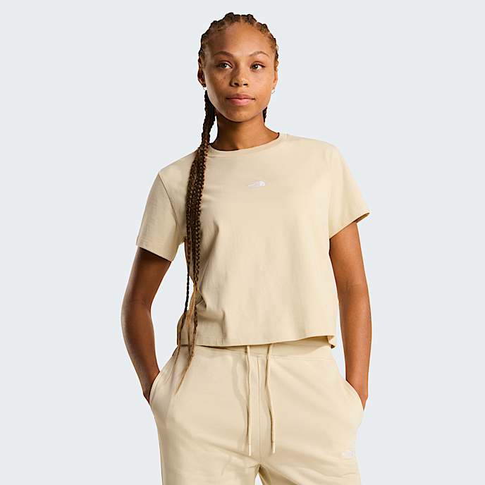 Essential Regular Cutie TShirt W TNF Desert Stone HERO