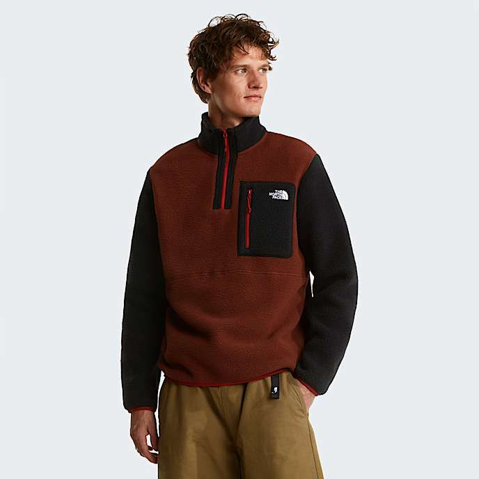 Yumiori 14 Zip Fleece Jacket M TNF Ember SoilTNF BlackIron Clay HERO