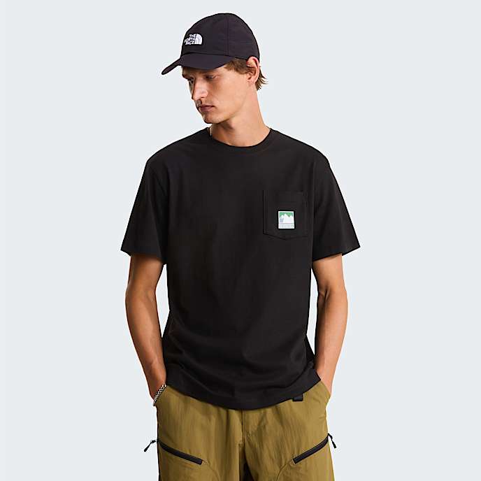 Mountain Logo Relaxed Graphic TShirt M TNF TNF Black HERO
