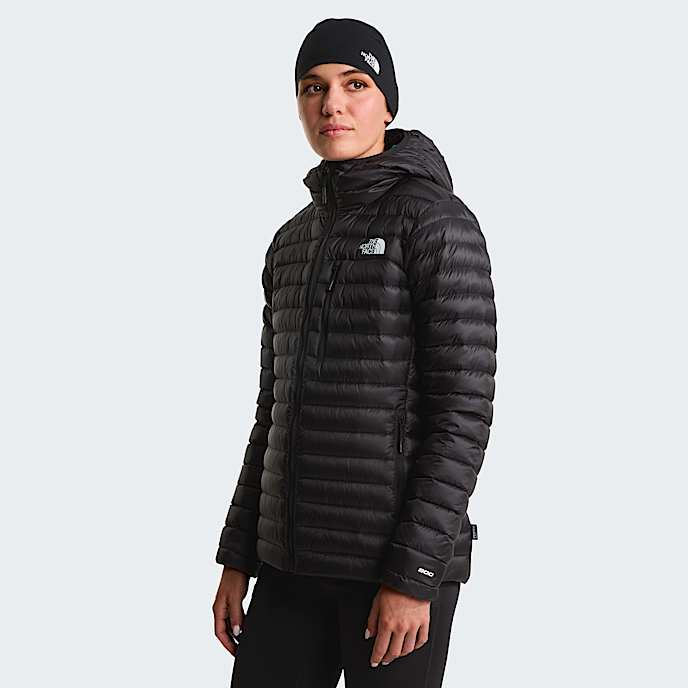 Bettaforca Lightweight Down Hooded Jacket W TNF TNF Black HERO