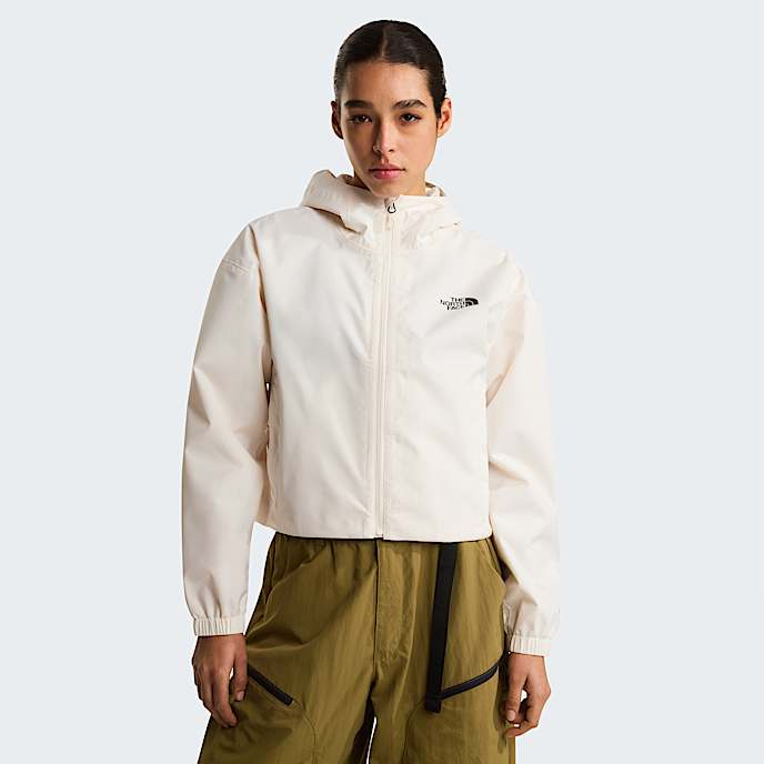 Quest DryVent Cropped Jacket W TNF White Dune HERO