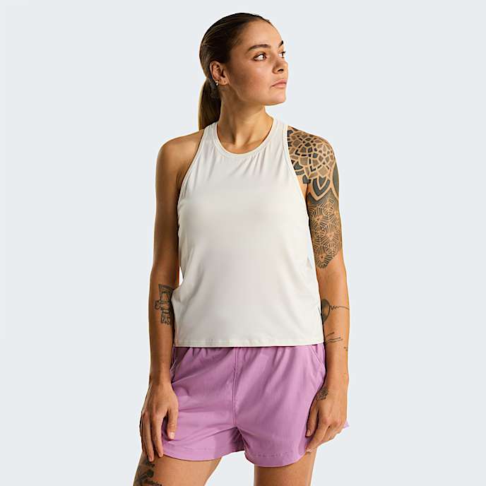 Jaida Tank Top W TNF White Dune Light Heather HERO