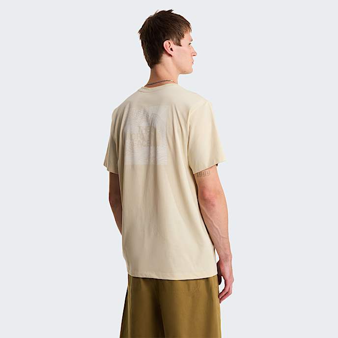 Mens NSE Box Regular TShirt TNF Desert Stone HERO