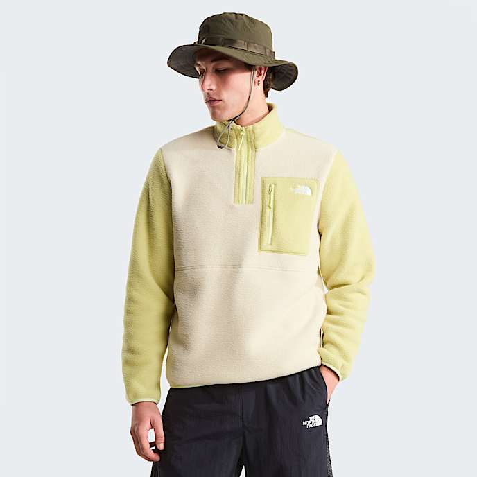 Yumiori 14 Zip Fleece Jacket M TNF Desert StonePearLemon Mist HERO