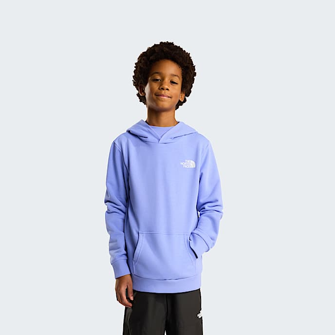 Simple Dome leichter  normal geschnittener Kapuzenpulli fr Jugendliche TNF Periwinkle Glow HERO