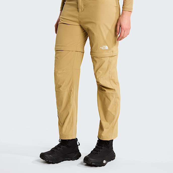 Exploration Convertible Regular Straight Trousers W TNF Khaki Stone HERO