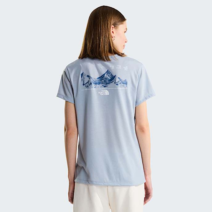 Foundation Mountain TShirt W TNF Frost Grey HERO