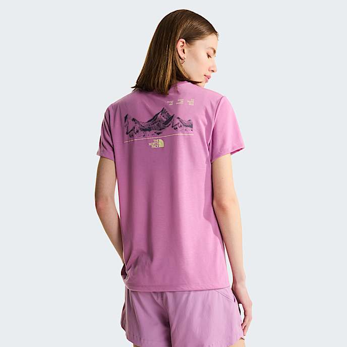 Foundation Mountain TShirt W TNF Hushed Lavender HERO