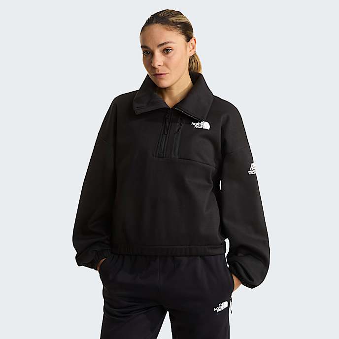 Mountain Athletics 14 Zip Funnel Neck Fleece W TNF TNF Black HERO