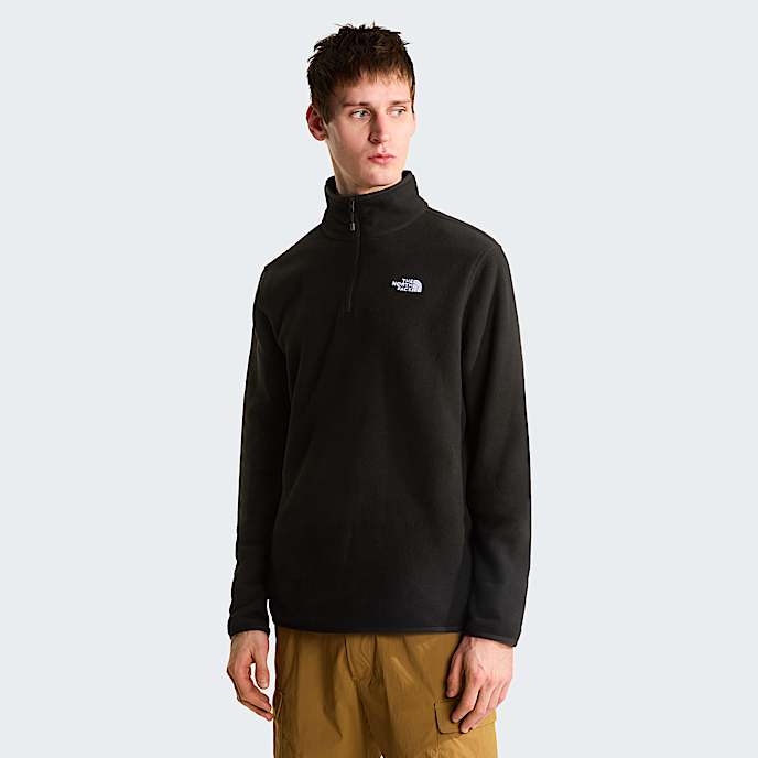 Mens Glacier 14 Zip Fleece TNF TNF Black HERO