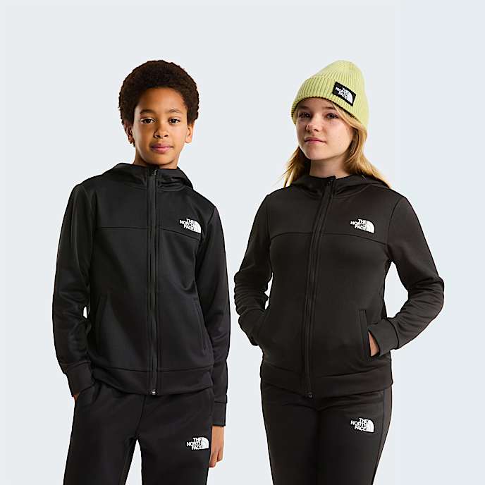 Reaxion FullZip Hoodie Junior TNF TNF Black HERO