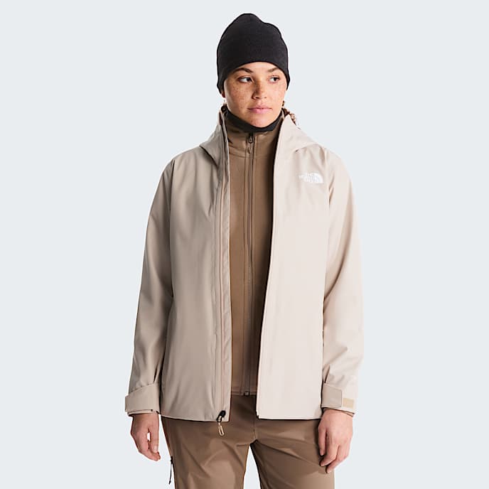 Quest DryVent Triclimate 3In1 Jacket W TNF Timeless TaupeGarnet HERO