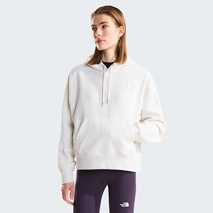 TNF Essential Simple Dome Boxy Oversized Hoodie W TNF White DuneWhite Dune HERO