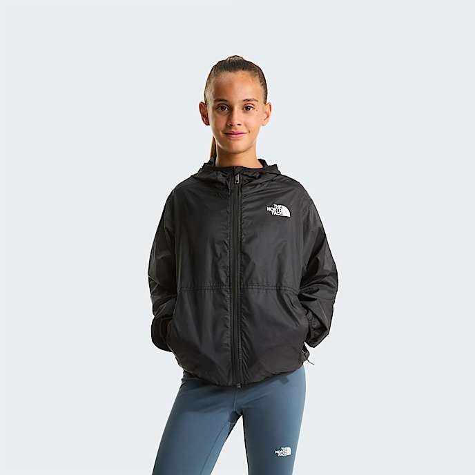 Cyclone Wind Jacket Girl TNF TNF Black HERO