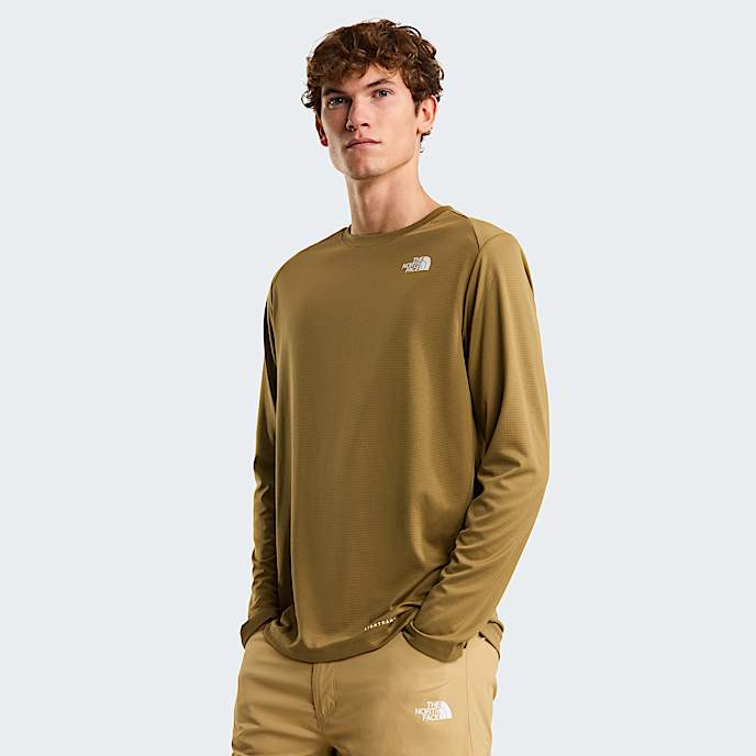 Mens Shadow LongSleeve TShirt TNF Cedar HERO