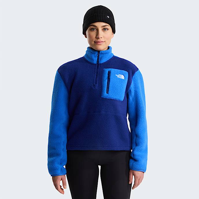 Yumiorifleecejas met kwartrits voor dames TNF Bold BlueActive Blue HERO