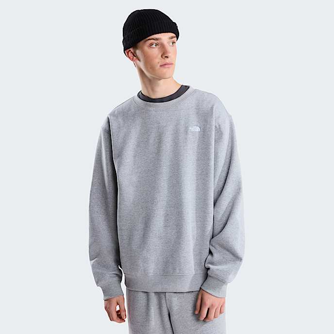 Sweat dcontract TNF Essential Simple Dome pour homme TNF TNF Pale Grey Heather HERO