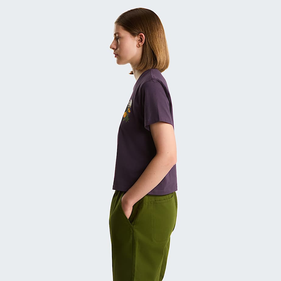 Flora Embroidered Regular Graphic TShirt W TNF ALT2