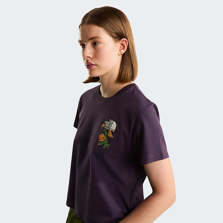 Flora Embroidered Regular Graphic TShirt W TNF ALT4