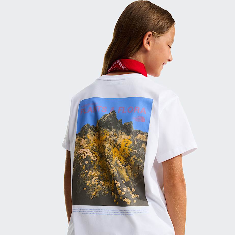 Flora Relaxed TShirt Girl TNF ALT5