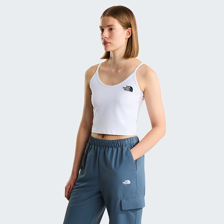 Kurzgeschnittenes Tank Top fr Damen TNF HERO