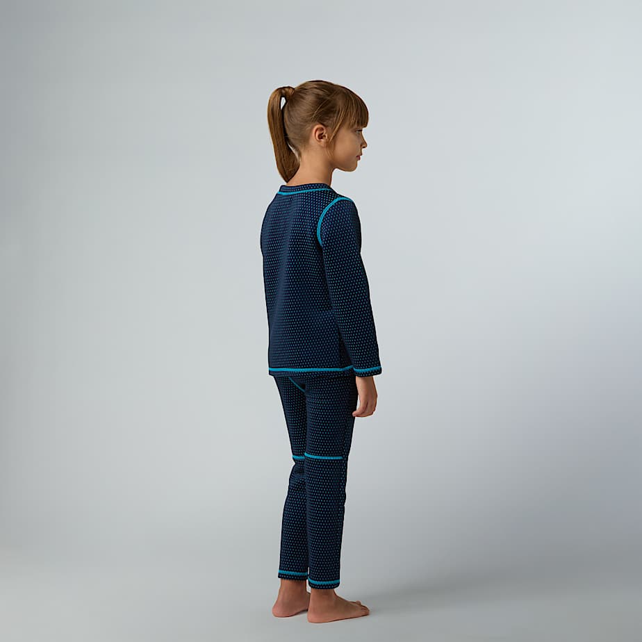 DotKnit thermische basislaagset voor kinderen TNF ALT14