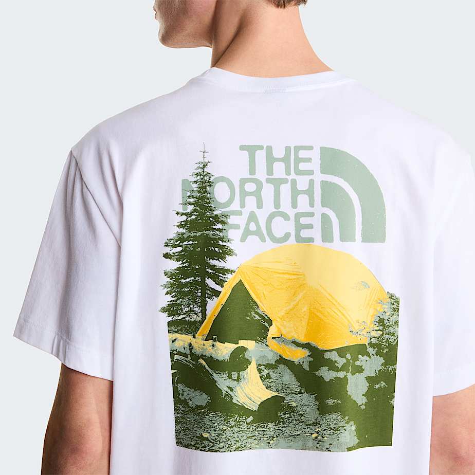 Tshirt dcontract Pitch A Tent pour homme TNF ALT5