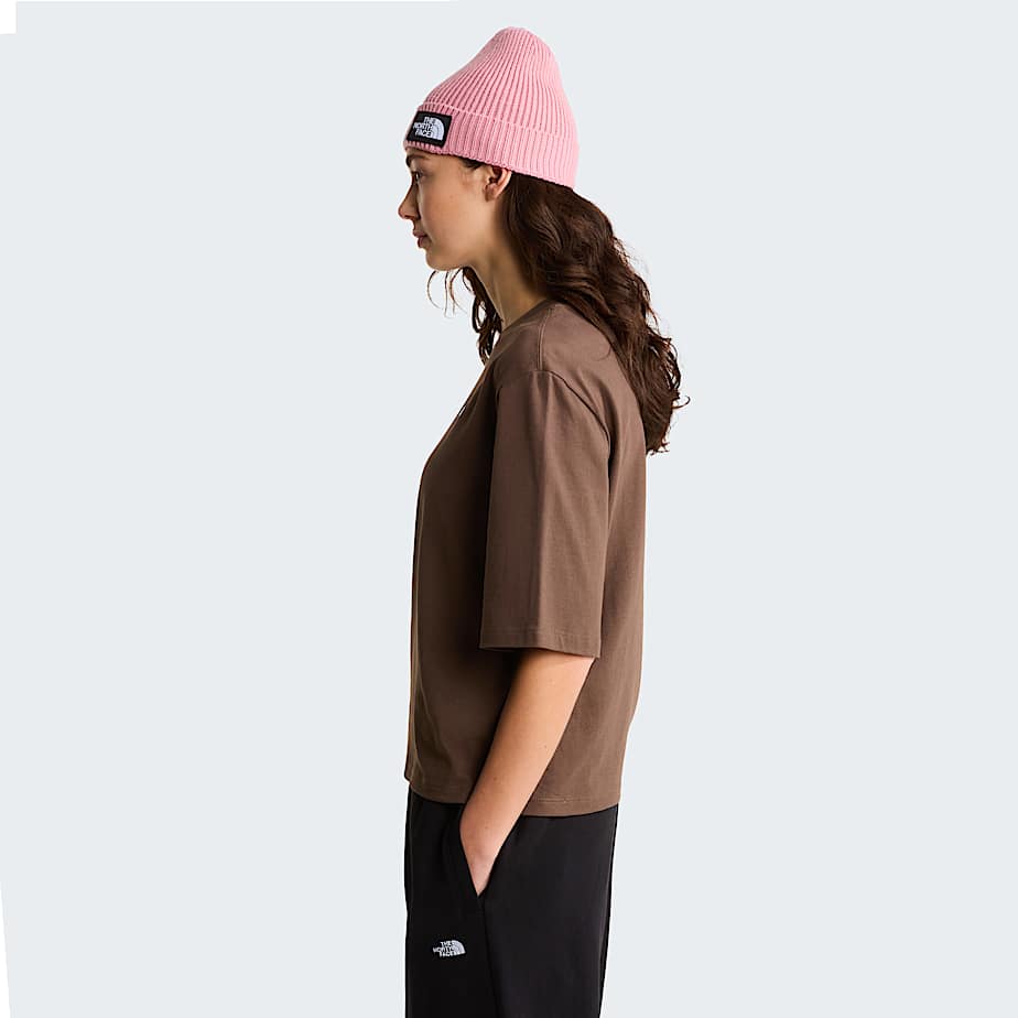 Tshirt boxy dcontract TNF Essential Simple Dome pour femme TNF ALT2