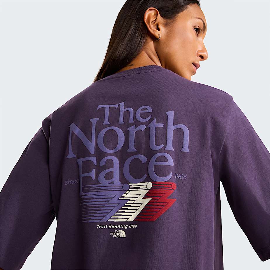 Tshirt graphique coupe boxy Retro Trail pour femme TNF ALT5