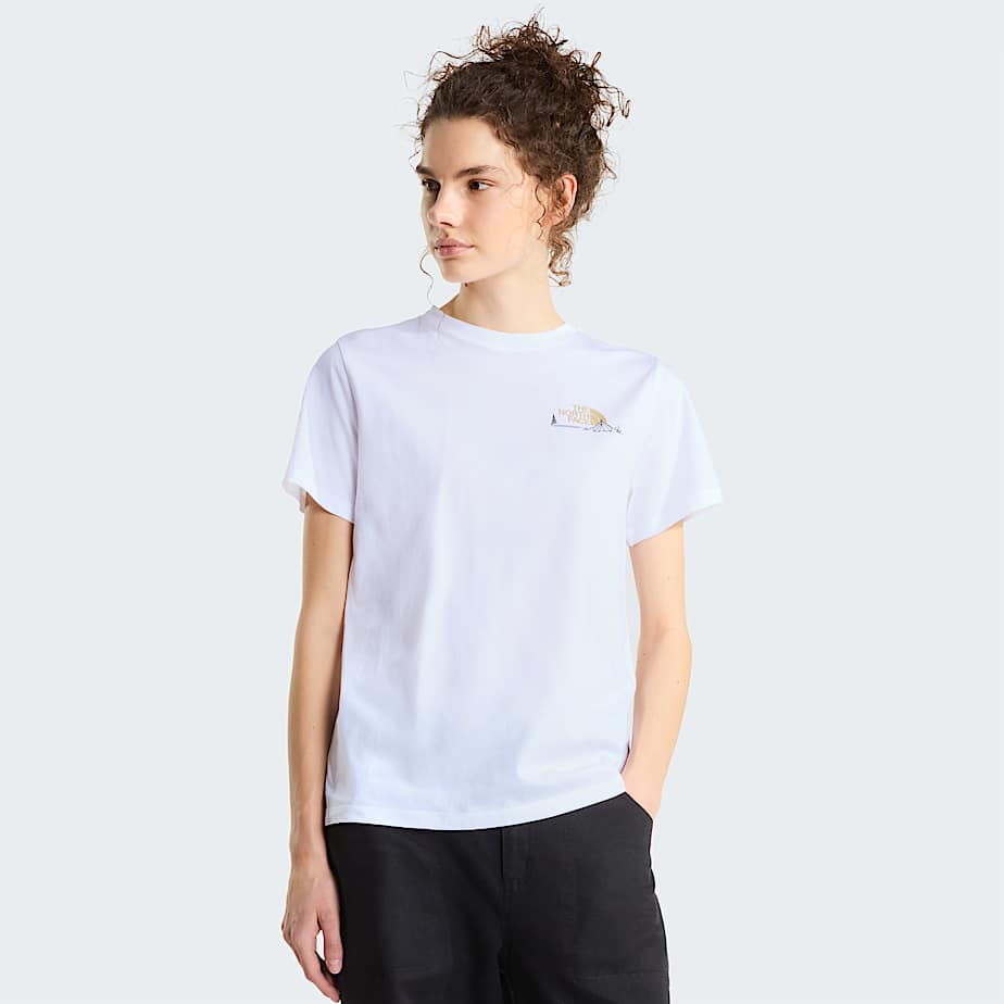 Tshirt coupe regular Mountainscape pour femme TNF ALT1