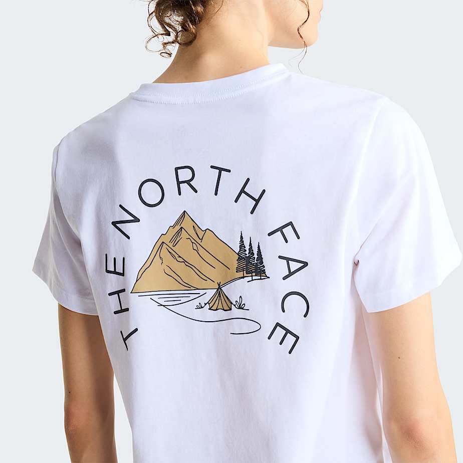 Tshirt coupe regular Mountainscape pour femme TNF ALT5