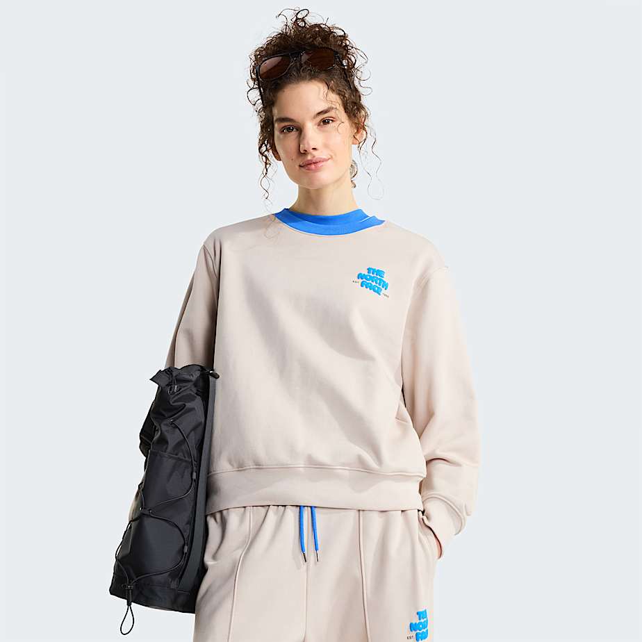 Jogging graphique dcontract Explore Fonts pour femme TNF ALT5