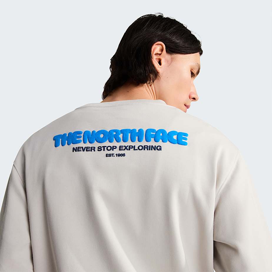 Sweat graphique dcontract Explore Fonts pour homme TNF ALT5