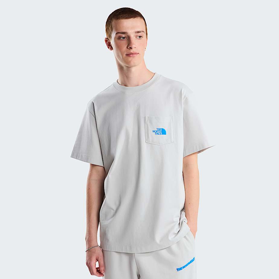 Tshirt graphique dcontract  poche Explore Fonts pour homme TNF ALT1