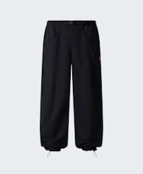 Unisex Red Box Nylon Belted Trousers
