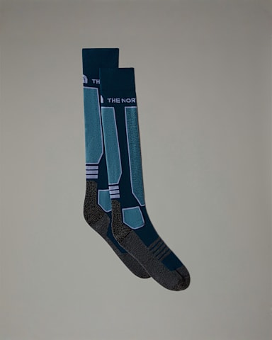 Resort Ski Socks TNF Midnight PetrolAlgae Blue HERO