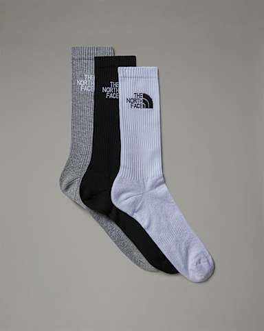 Multi Sport Cushion Crew Socks TNF Black Assorted HERO