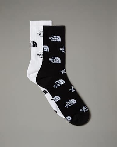 Everyday Crew Logo Socks TNF TNF BlackTNF White HERO