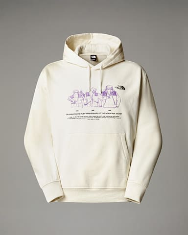 Mountain Jacket Anniversary Relaxed Hoodie TNF White Dune HERO